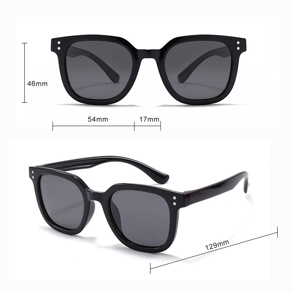 Techsuit Kinder Sonnenbrille 8351-C11, polarisiert, schwarz