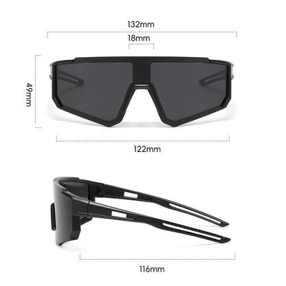 Techsuit R601 Kinder-Sonnenbrille, polarisiert, UV-Schutz, Schwarz Grün