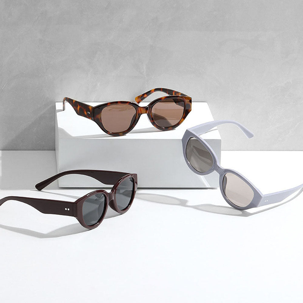 Damen-Sonnenbrille Techsuit 17002, Schwarz
