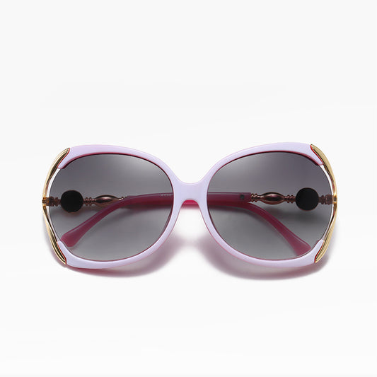Damen-Sonnenbrille Techsuit 1722, polarisiert, UV-Schutz, Rosa Grau