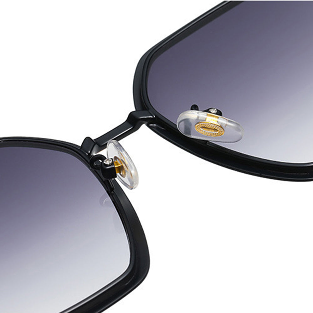 Damen-Sonnenbrille Techsuit 191, polarisiert, UV-Schutz, Schwarz Grau Rosa