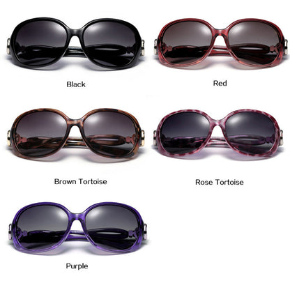 Damen-Sonnenbrille Techsuit 2962, polarisiert, UV-Schutz, lila
