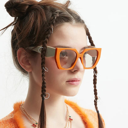 Damen-Sonnenbrille Techsuit 3967, Orange Lila