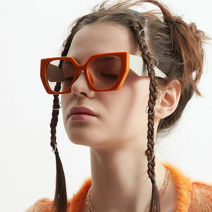 Damen-Sonnenbrille Techsuit 3967, Orange Lila