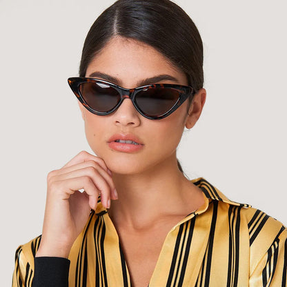 Techsuit 5040 Women's Sunglasses, Black Brown