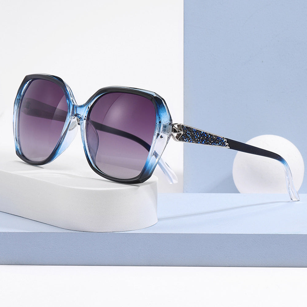 Damen-Sonnenbrille Techsuit 5599, polarisiert, UV-Schutz, Blau Grau