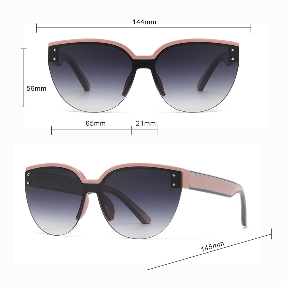 Damen-Sonnenbrille Techsuit 6506, Grün Braun