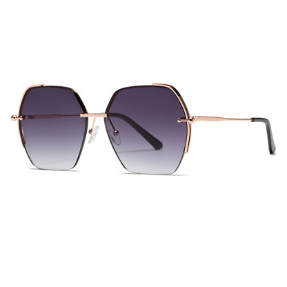 Techsuit Women's Sunglasses 8561, Pink Gold Gray