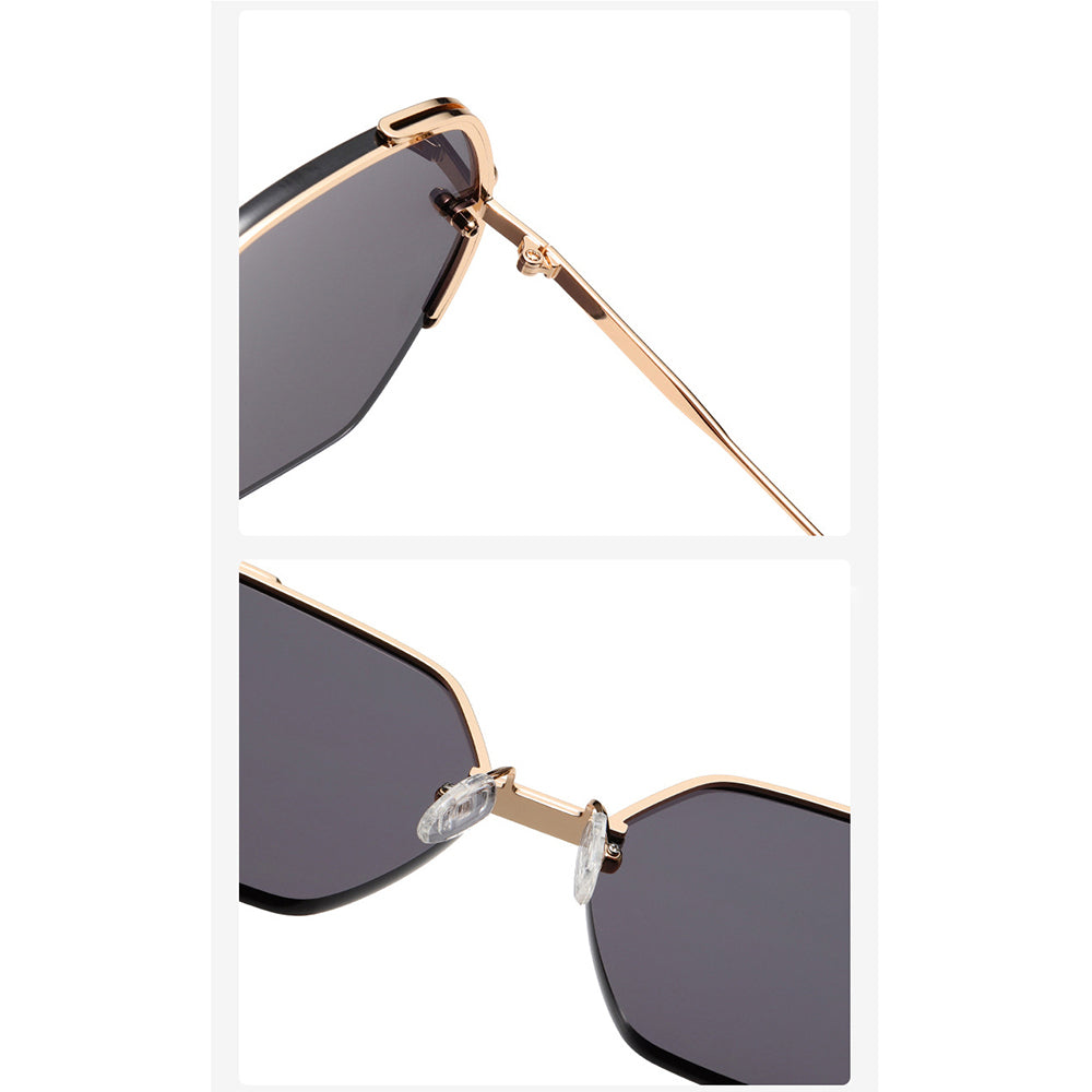 Damen-Sonnenbrille Techsuit 8561, Rosa Gold Lila Rot