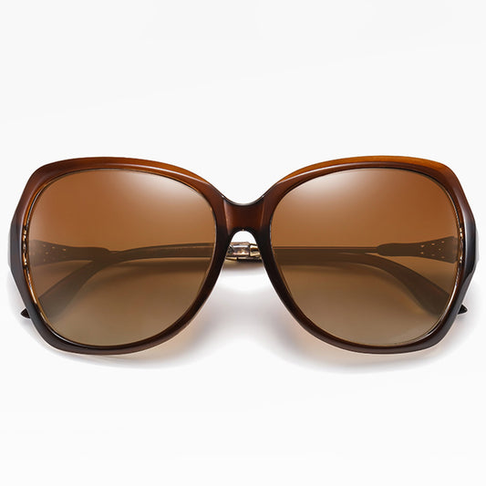 Damen-Sonnenbrille Techsuit 8881, polarisiert, UV-Schutz, braun