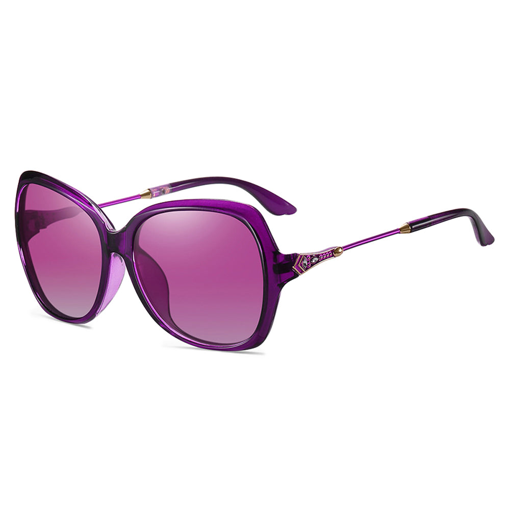 Damen-Sonnenbrille Techsuit 8881, polarisiert, UV-Schutz, lila