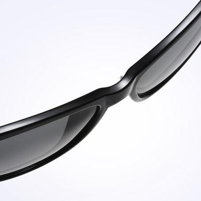 Techsuit A572 Women's Sunglasses, Polarized, UV Protection, Black Gray