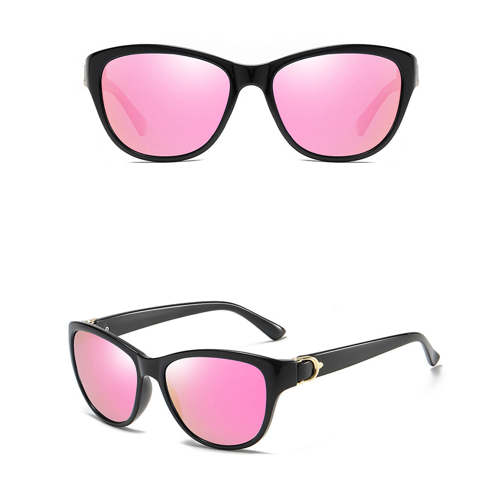 Techsuit A572 Women's Sunglasses, Polarized, UV Protection, Black Pink