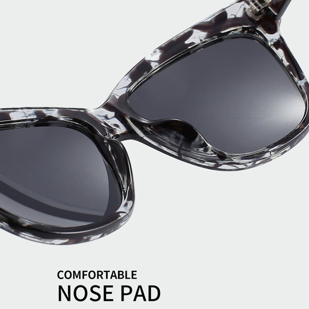 Damen-Sonnenbrille Techsuit OD8155-C3, polarisiert, UV-Schutz, Schwarz Braun