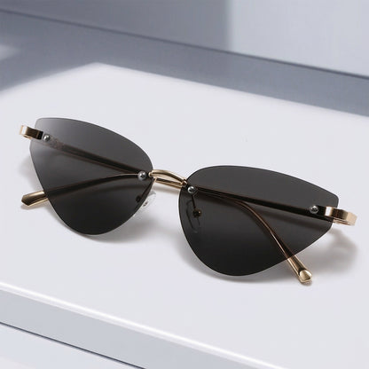 Damen-Sonnenbrille Techsuit S099, Gold Schwarz