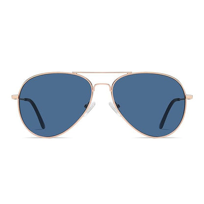 Unisex Sonnenbrille Techsuit 3025, UV-Schutz, Gold Rosa Blau