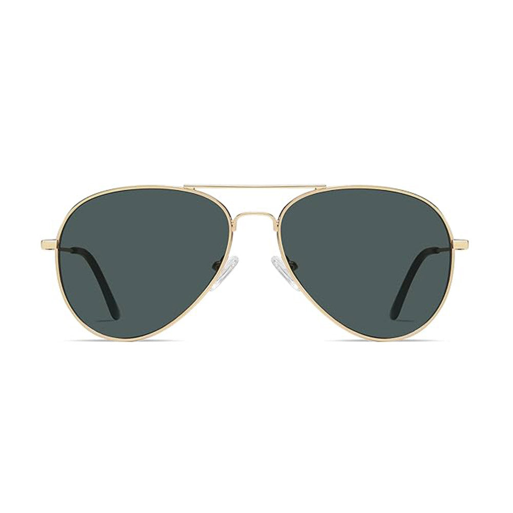 Unisex-Sonnenbrille Techsuit 3025, UV-Schutz, Gold-Grün
