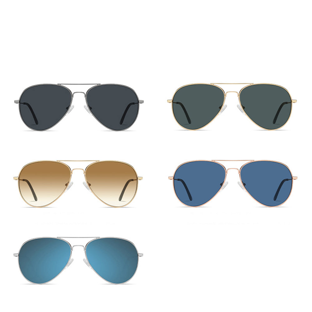 Unisex-Sonnenbrille Techsuit 3025, UV-Schutz, Gold-Grün