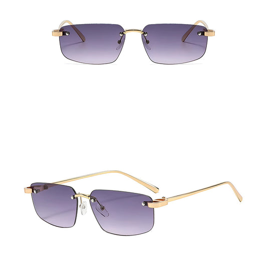 Unisex Techsuit Sonnenbrille S098, Gold Lila