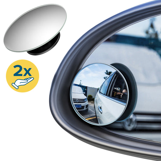 Techsuit eXtraView Blind Spot Mirror, Set of 2 Pieces
