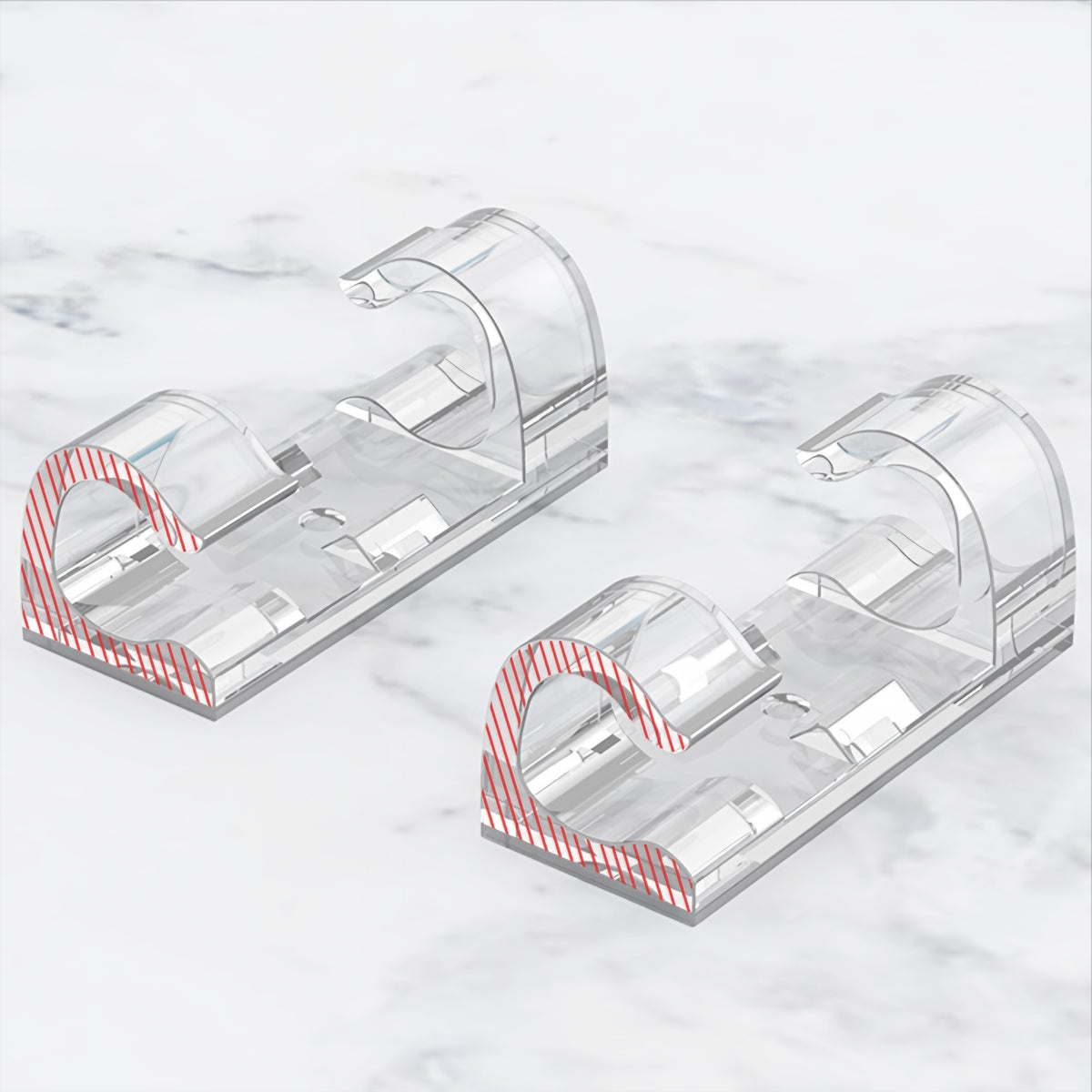 Kabelorganisator CableCreation CT1001, 50 Stück Set, Transparent