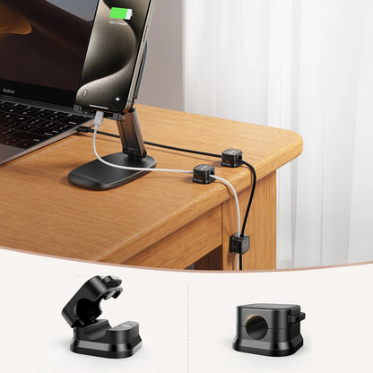 Kabelorganisator Joyroom JR-ZS368, Set 6 Stück, Schwarz
