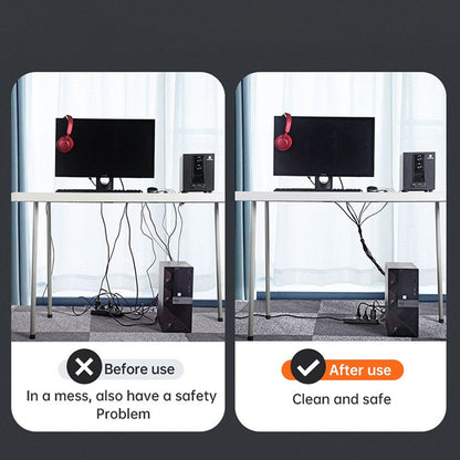 Kabelorganisator McDodo VS-0961 Belt, Velcro, 3m, Schwarz