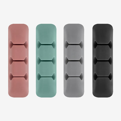 Kabelorganisator Ringke, Set 4 Stück, Verschiedene Farben