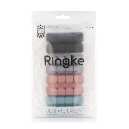 Kabelorganisator Ringke, Set 4 Stück, Verschiedene Farben