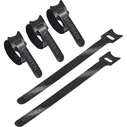 Kabelorganisator UGREEN LP401, Velcro, Set 3 Stück, Schwarz