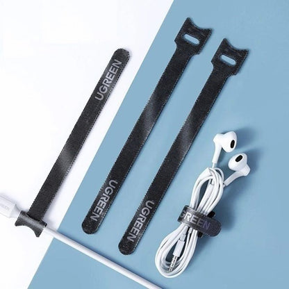 Kabelorganisator UGREEN LP401, Velcro, Set 3 Stück, Schwarz