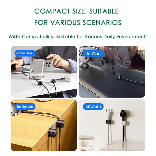 Kabelorganisator UGREEN LP886, Set 3 Stück, Schwarz