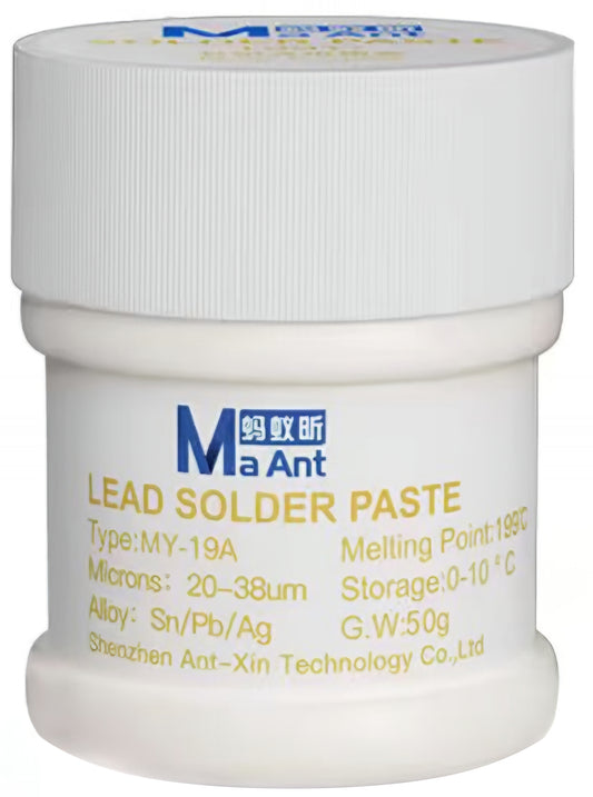 Flussmittelpaste MaAnt MY-19A, 50g, Schmelzpunkt 199 Grad