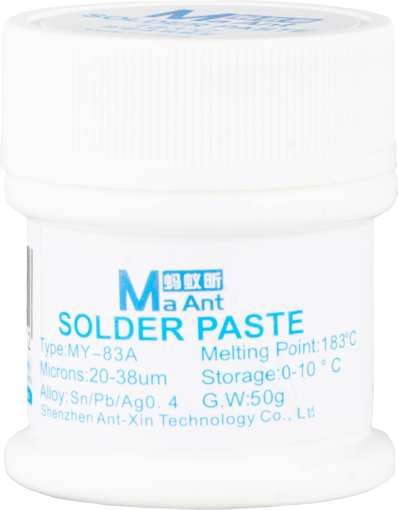 Flussmittelpaste MaAnt MY-83A, 50g, Schmelzpunkt 183 Grad