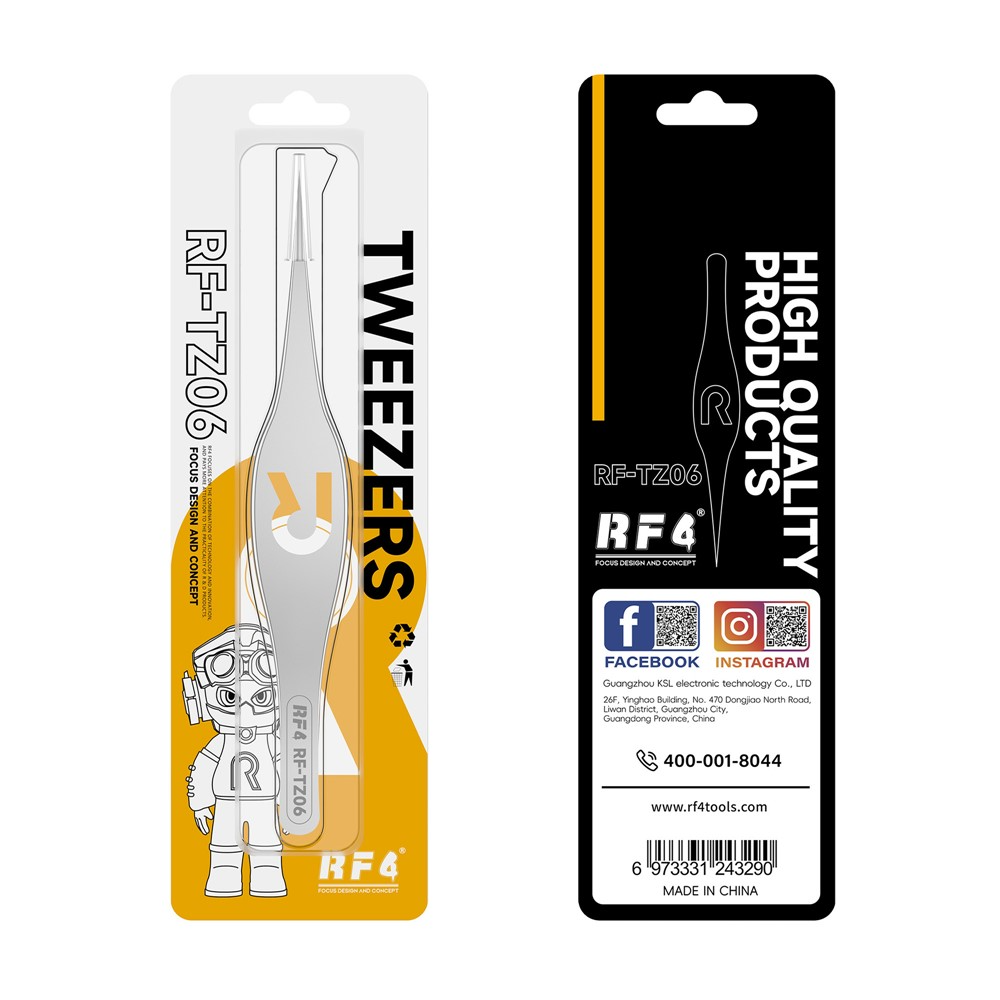 Spitze Pinzette RF4 RF-TZ06