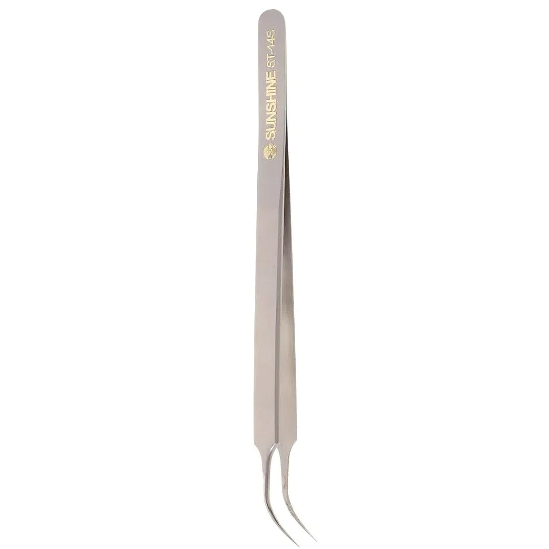 Gebogene Pinzette Sunshine ST-14S