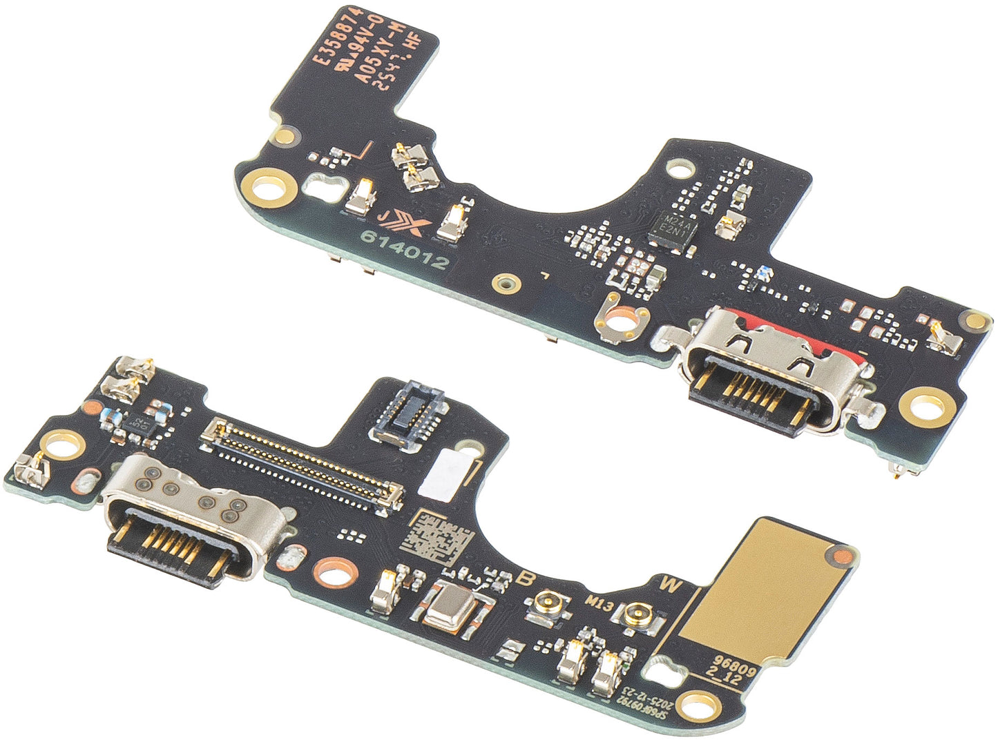Ladeanschlussplatine - Mikrofon Motorola Moto G77 / G67, Service Pack 5B28C32011