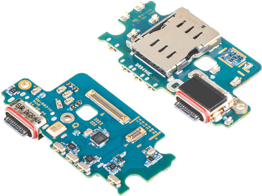 Ladeanschlussplatine - Mikrofon - SIM-Kartenlesermodul Samsung Galaxy S25 S931, Service Pack GH96-18238A