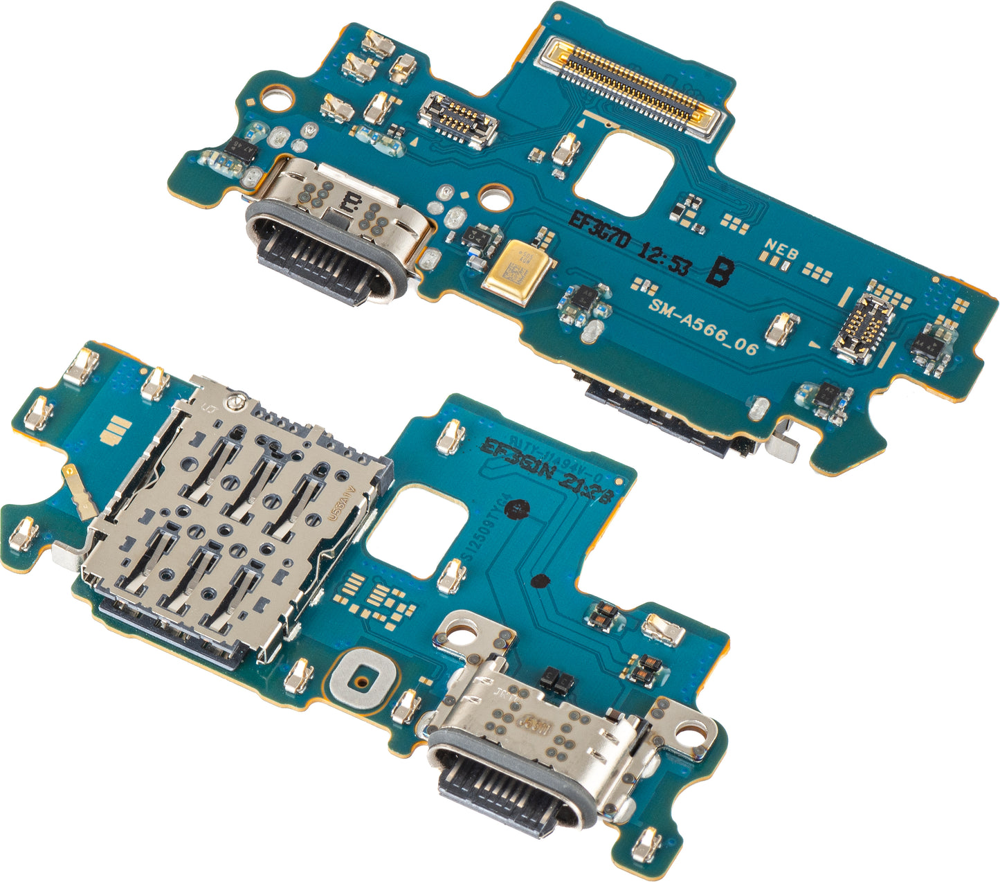 Ladeanschlussplatine - Mikrofon - SIM-Kartenlesermodul Samsung Galaxy A56 A566, Service Pack GH96-19091A