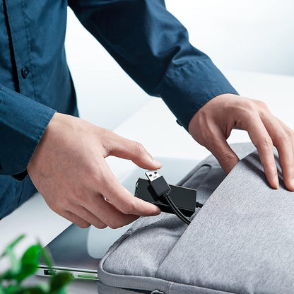 Netzwerkkarte Techsuit AC19, RJ45, USB, Schwarz