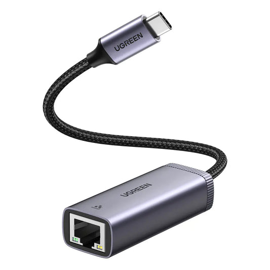 UGREEN CM483 Network Card, RJ45, USB-C, Gray