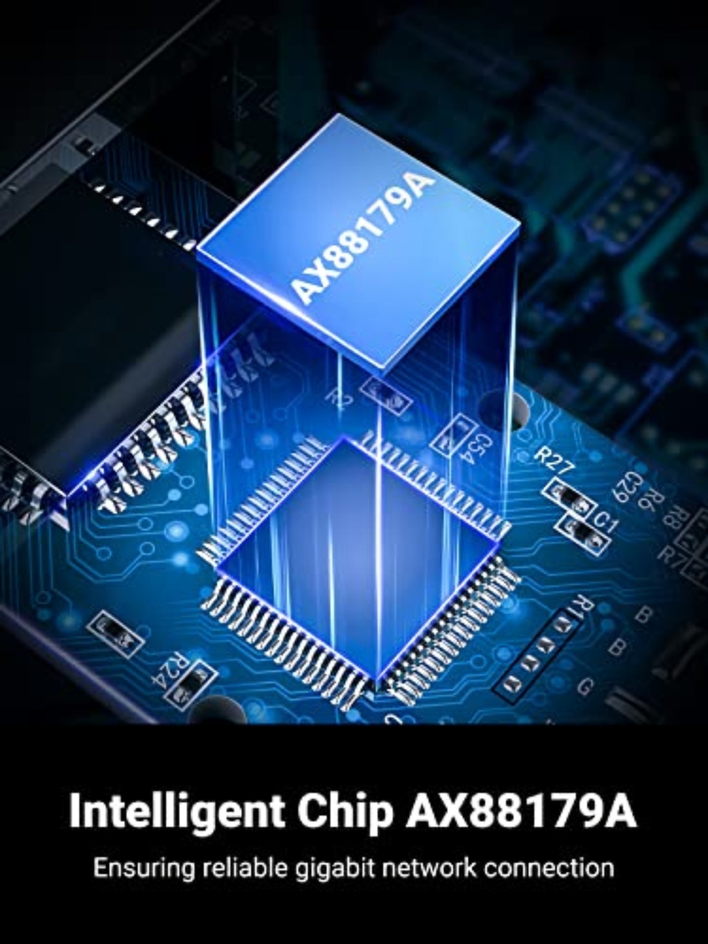 Netzwerkkarte UGREEN CR111, RJ45, USB 3.0, Weiß