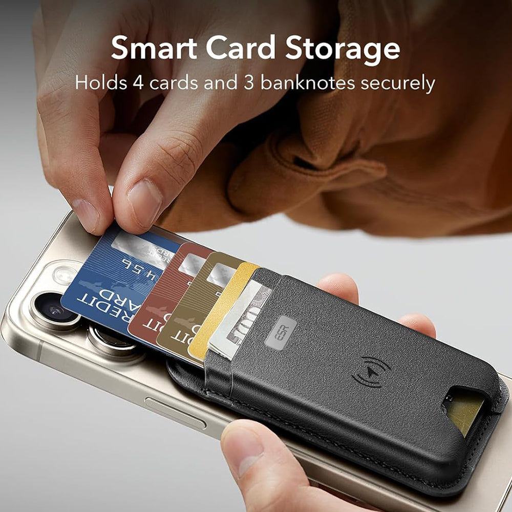 MagSafe Geldbörse, ESR, Classic Geo, Schwarz