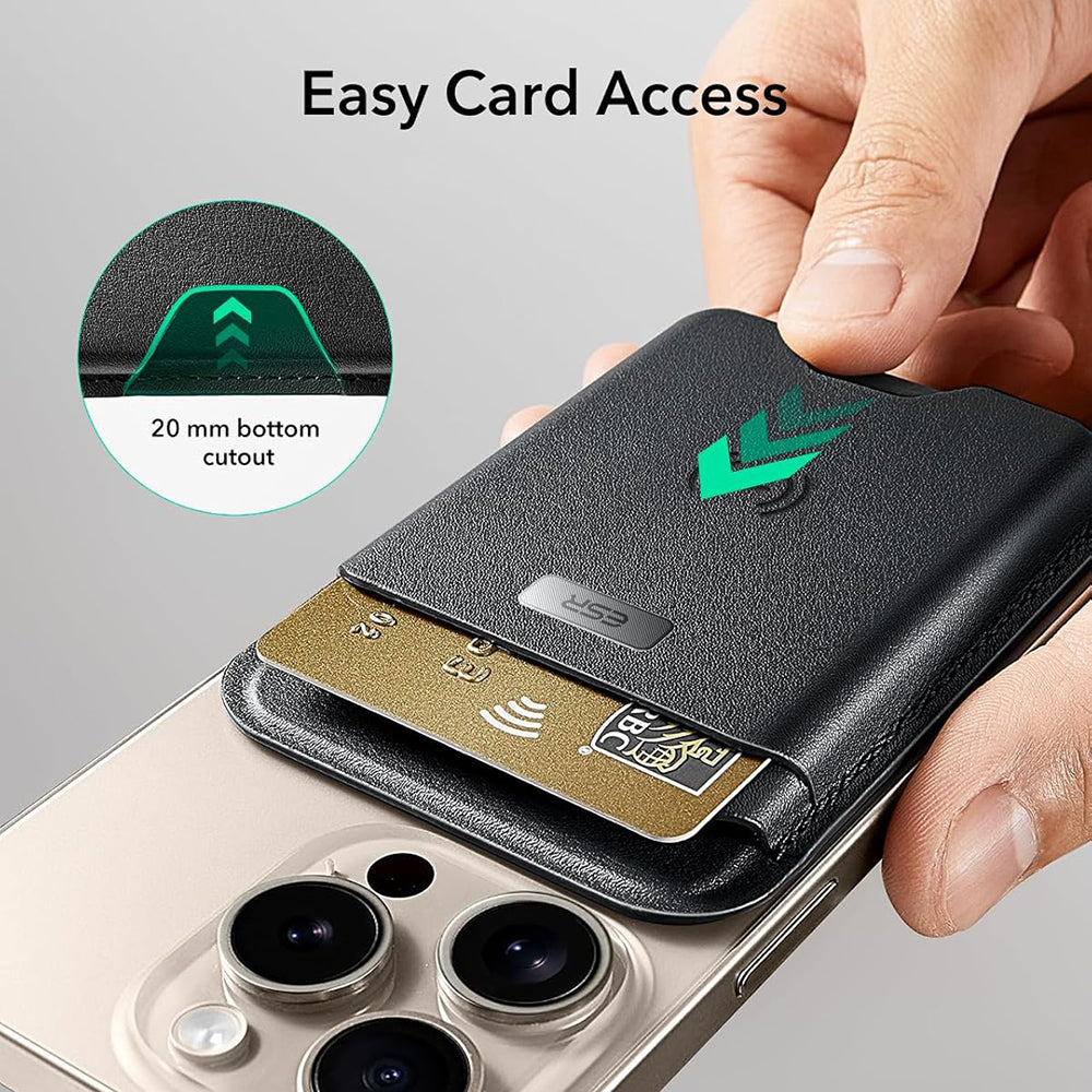 MagSafe Geldbörse, ESR, Classic Geo, Schwarz