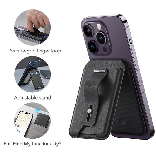 MagSafe Geldbörse, ESR, Findy my Wallet 3C, Schwarz