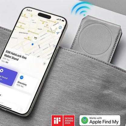 Magsafe Wallet, ESR, Find my Wallet, Gray