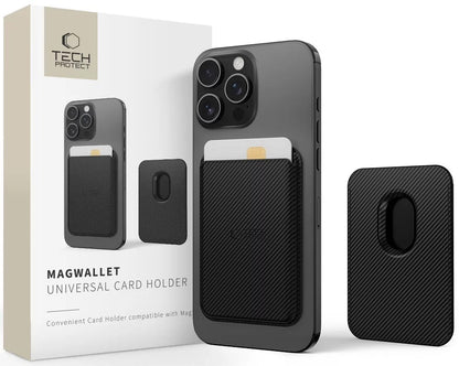 MagSafe Wallet, Tech-Protect, Magwallet Carbon, Black