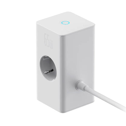 Baseus PowerCombo Extension, 1 x Schuko, White PSLR000602
