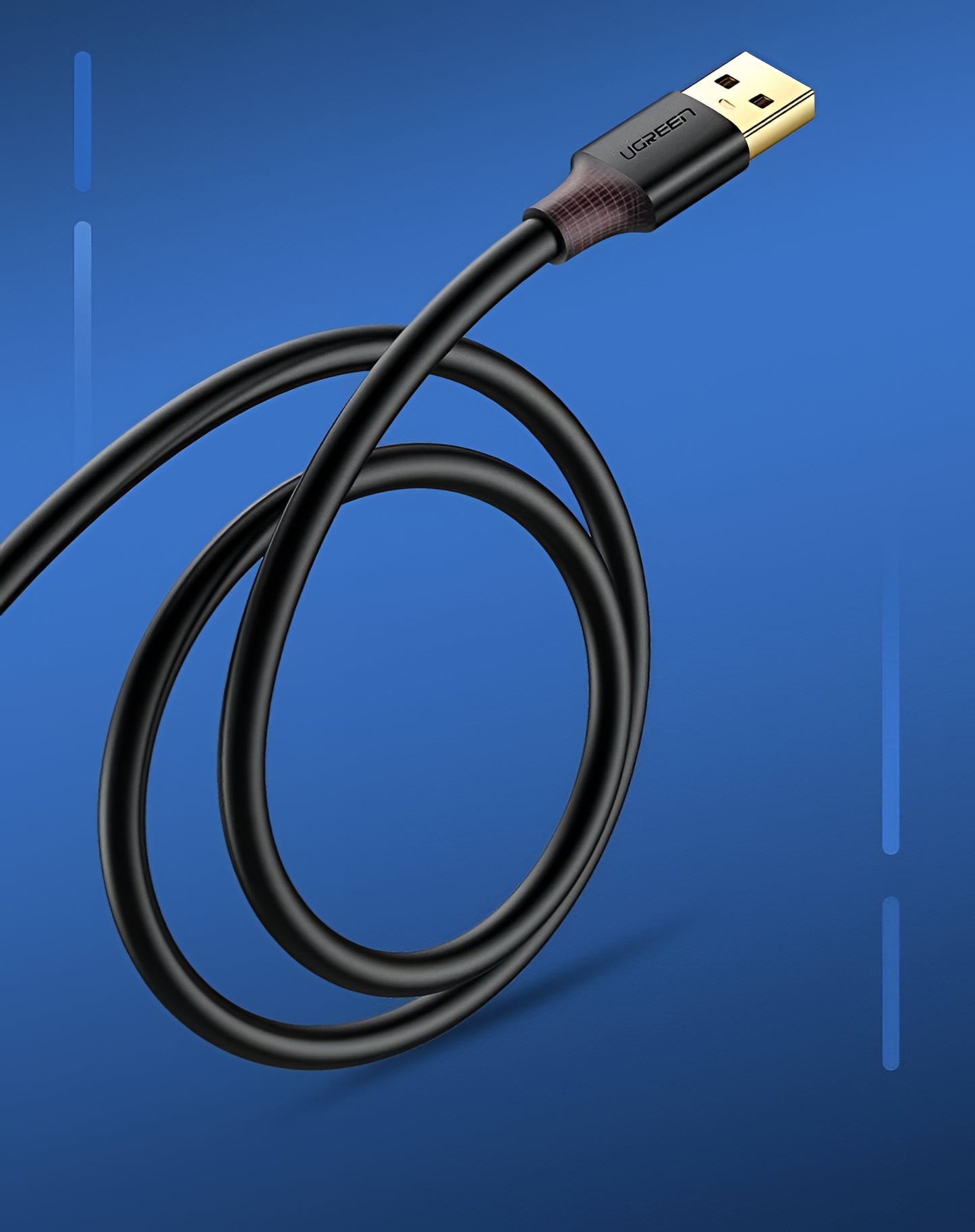 USB 3.0 Verlängerungskabel UGREEN US129, 2m, Schwarz
