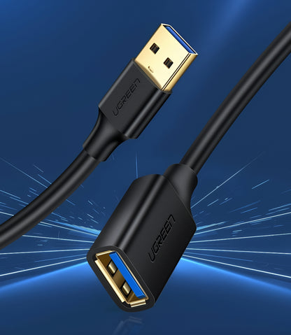 USB 3.0 Verlängerungskabel UGREEN US129, 2m, Schwarz